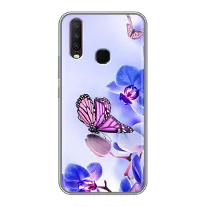 Чехлы с Цветами для ViVO Y17 (VPrint) (Бабочка на цветочке)