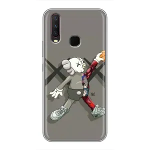 Чехлы для ViVO Y17 - Bearbrick Louis Vuitton (PREMIUMPrint) (Беарбрик Джордан)
