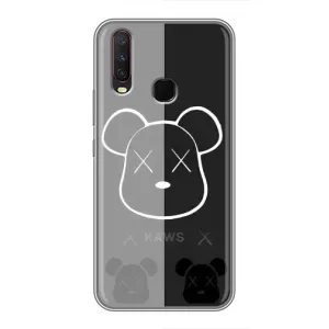Чехлы для ViVO Y17 - Bearbrick Louis Vuitton (PREMIUMPrint) (БеарБрик глаза)