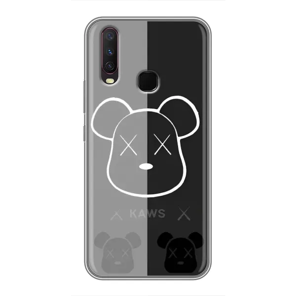 Чехол с принтом «БеарБрик глаза» для Vivo Y17
