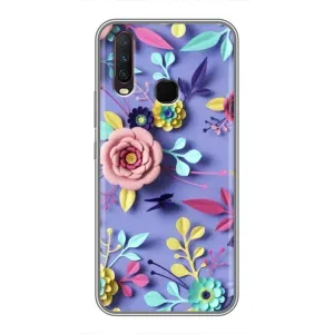 Чехлы с Цветами для ViVO Y17 (VPrint) (Цветочный дизайн)