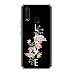 Чехлы для любимой на Виво у17 (VPrint) (Цветы LOVE)