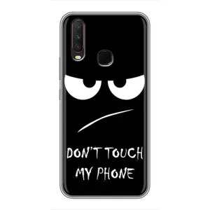 Чехол для Виво у17 - (AlphaPrint) с печатью (ТОП продаж) (Dont Touch)