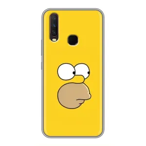 Чехол с Симпсонами для ViVO Y17 (VPrint) (Гомер)