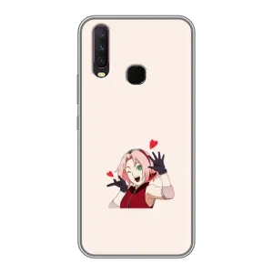 Чехлы Персонажи Аниме Наруто для ViVO Y17 (AlphaPrint) (Лайк Сакура)