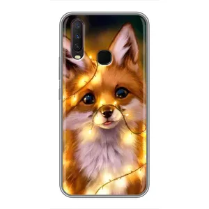 Чехлы с картинкой Лисички для ViVO Y17 (VPrint) (Лисичка в гирляндах)