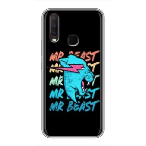 Чехлы Мистер Бист для Виво у17 (logo Mr beast)