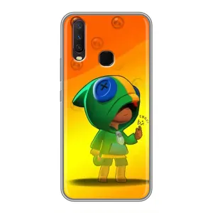 Чехол для ViVO Y17 Бравл Старс (VPrint) (Мальчик Леон)