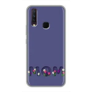 Чехол с принтом «Мама в цветах» для Vivo Y17