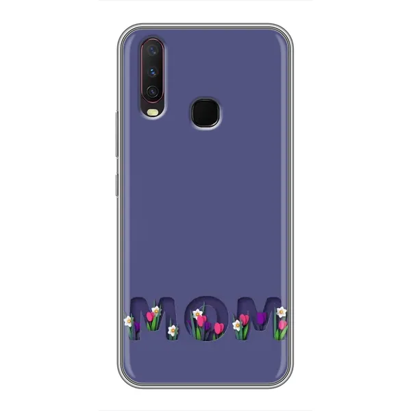 Чехол с принтом «Мама в цветах» для Vivo Y17