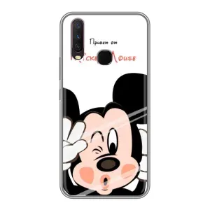 Эксклюзивный чехол для ViVO Y17 (AlphaPrint - Мультяшные) (Маус Микки)