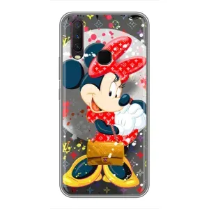 Чехол Disney Mouse ViVO Y17 (PREMIUMPrint) (Minni с бантиком)