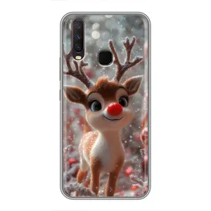 Яскравий чохол для ViVO Y17 з Зимові Оленята