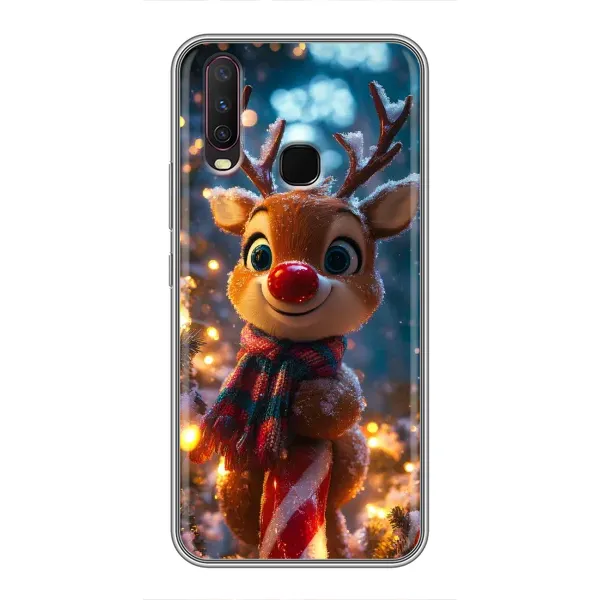 Чехол с принтом «Олень с шарфом» для Vivo Y17 Чехол с принтом «Олень с шарфом» для Vivo Y17