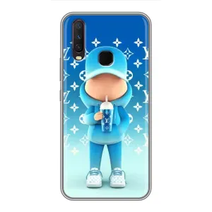 Крутые Чехлы Луи Виттон для ViVO Y17 (AlphaPrint) (Парень LV)