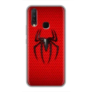 Чехол с человеком пауком для ViVO Y17 - (AlphaPrint) (Паук Марвел)