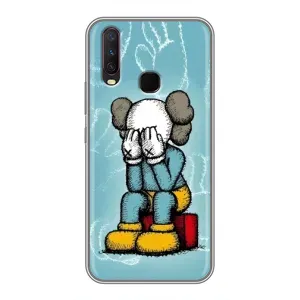 Чехлы для ViVO Y17 - Bearbrick Louis Vuitton (PREMIUMPrint) (Плач Bearbrick)