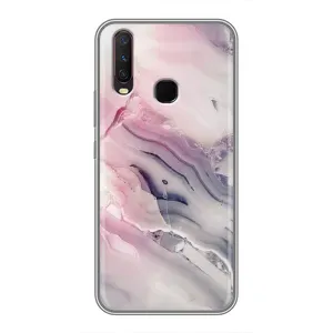 Мраморный чехол на ViVO Y17 (VPrint) (Пурпурный Мрамор)
