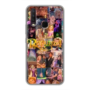 Чехол Рапунцель для ViVO Y17 (Коллаж Рапунцель)