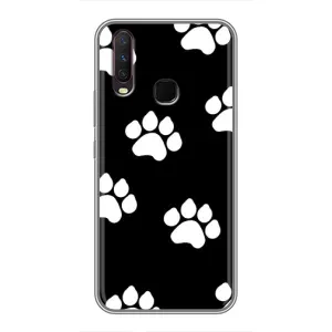 Чехлы с собаками для ViVO Y17 (VPrint) (Следы собаки)