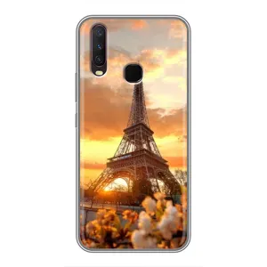 Чехол Эйфелева Башня для ViVO Y17 - (AlphaPrint) (Солнечная башня)