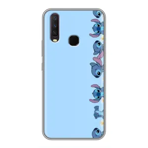 Чехол с принтом Стич на Vivo Y17 (Стич фон)