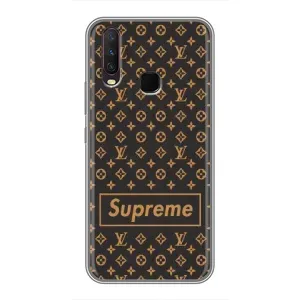 Чехол для ViVO Y17 с картинкой Supreme (AlphaPrint) (Supreme LV)