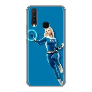 Чехол с принтом Фантастическая четверка для ViVO Y17 (Сью Сторм полет)