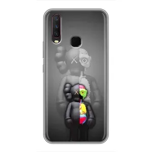 Чехлы для ViVO Y17 - Bearbrick Louis Vuitton (PREMIUMPrint) (Тело Bearbrick)