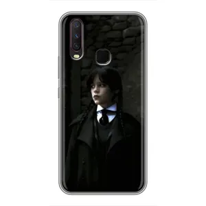 Чехол с дизайном Венздей 2 на ViVO Y17 (Темный стиль Уэнздей)
