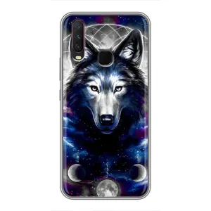 Защитные чехлы для Виво у17 (AlphaPrint) (ХИТ продаж) ВОЛК (Волк)