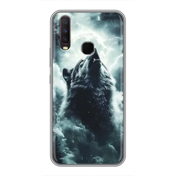 Чехол с принтом «Волк в облаках» для Vivo Y17 Чехол с принтом «Волк в облаках» для Vivo Y17