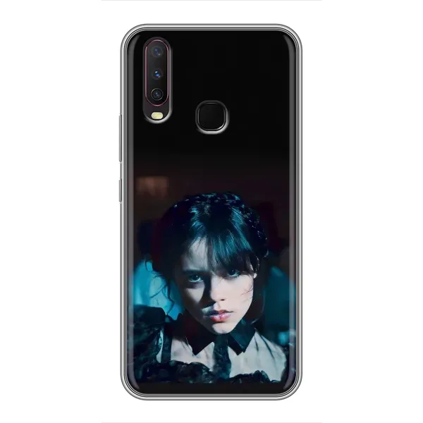 Чехол с принтом «взгляд Уэнздей» для Vivo Y17