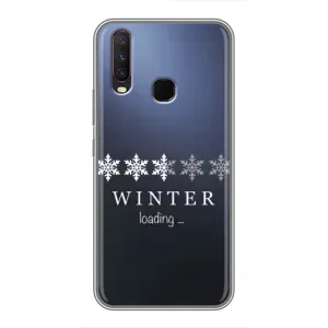 Зимние Чехлы для Виво у17 - прозрачный фон (Winter loading)