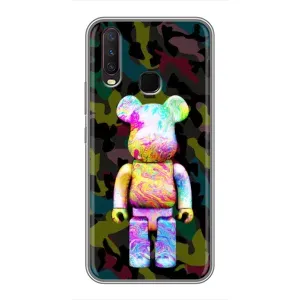 Чехлы для ViVO Y17 - Bearbrick Louis Vuitton (PREMIUMPrint) (Яркий Bearbrick)