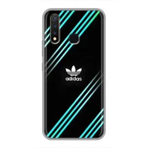 Чехлы Адидас для Vivo Y19 (AlphaPrint) (Адидас с полосами)