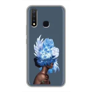Чехлы (ART) Цветы на Vivo Y19 (VPrint) (Цветы на голове)