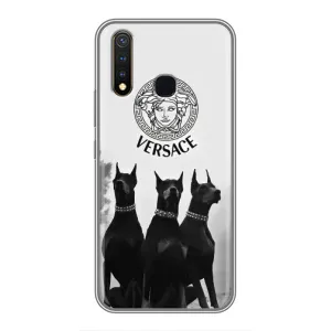 Чехлы VERSACE для Виво у19 (PREMIUMPrint) (Доберман Версаче)
