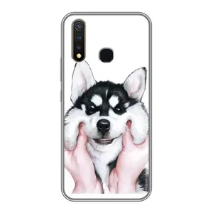 Чохли з собаками для Vivo Y19 (VPrint) (Радісний Хаскі)