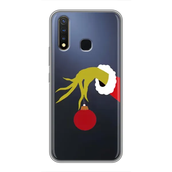 Чехол с принтом «Гринч с игрушкой» для Vivo Y19