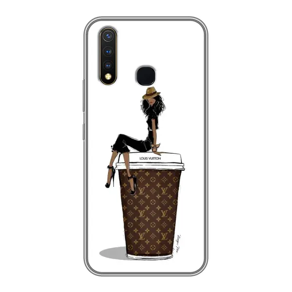 Чехол с принтом «кофе LOUIS VUITTON» для Vivo Y19