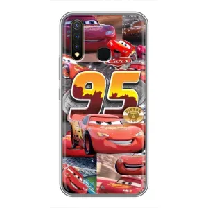 Силиконовый чехол Маквин для Vivo Y19 (Коллаж Молния Маквин)