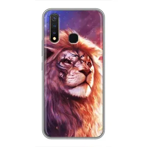 Чехол со Львом для Vivo Y19 (VPrint) (Красочный Лев)