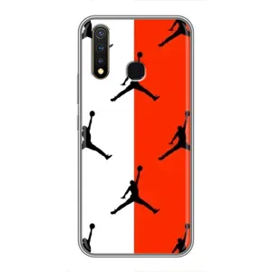 Чохли для Vivo Y19 - з картинкою JORDAN (AlphaPrint) (Лого Джордан)