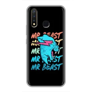 Чехлы Мистер Бист для Виво у19 (logo Mr beast)