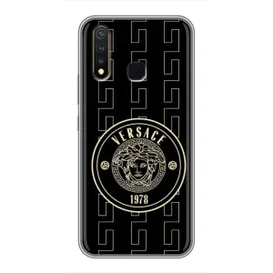 Чехлы VERSACE для Виво у19 (PREMIUMPrint) (Лого Версаче)