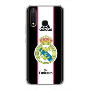 Чехол для Vivo Y19 с принтом Реал Мадрид (Лого Real Madrid)