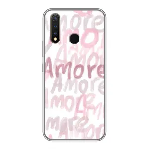 Чохол з розовим принтом для Vivo Y19 (Аморе любов)