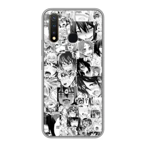 Анимешный чехол для Vivo Y19 (Ahegao manga)