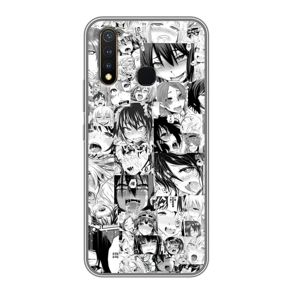 Чехол с принтом «Ahegao manga» для Vivo Y19